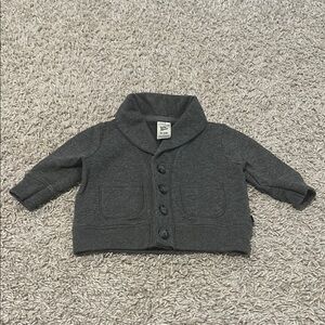 Baby b’gosh Charcoal Baby Cardigan